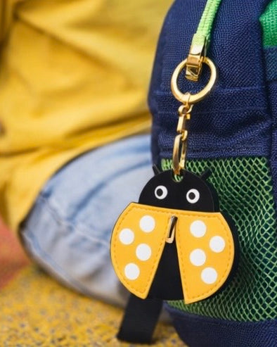 Little Explorer Universal Tracker Charm — Yellow Ladybug — product image 7