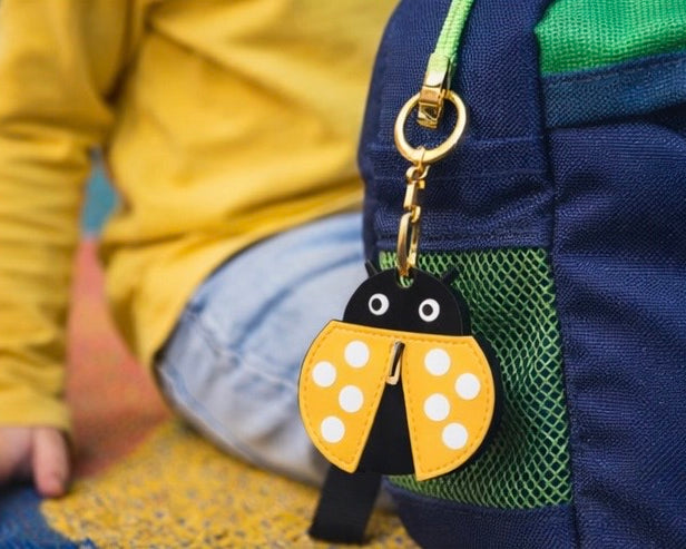 Little Explorer Universal Tracker Charm — Yellow Ladybug — product image 7