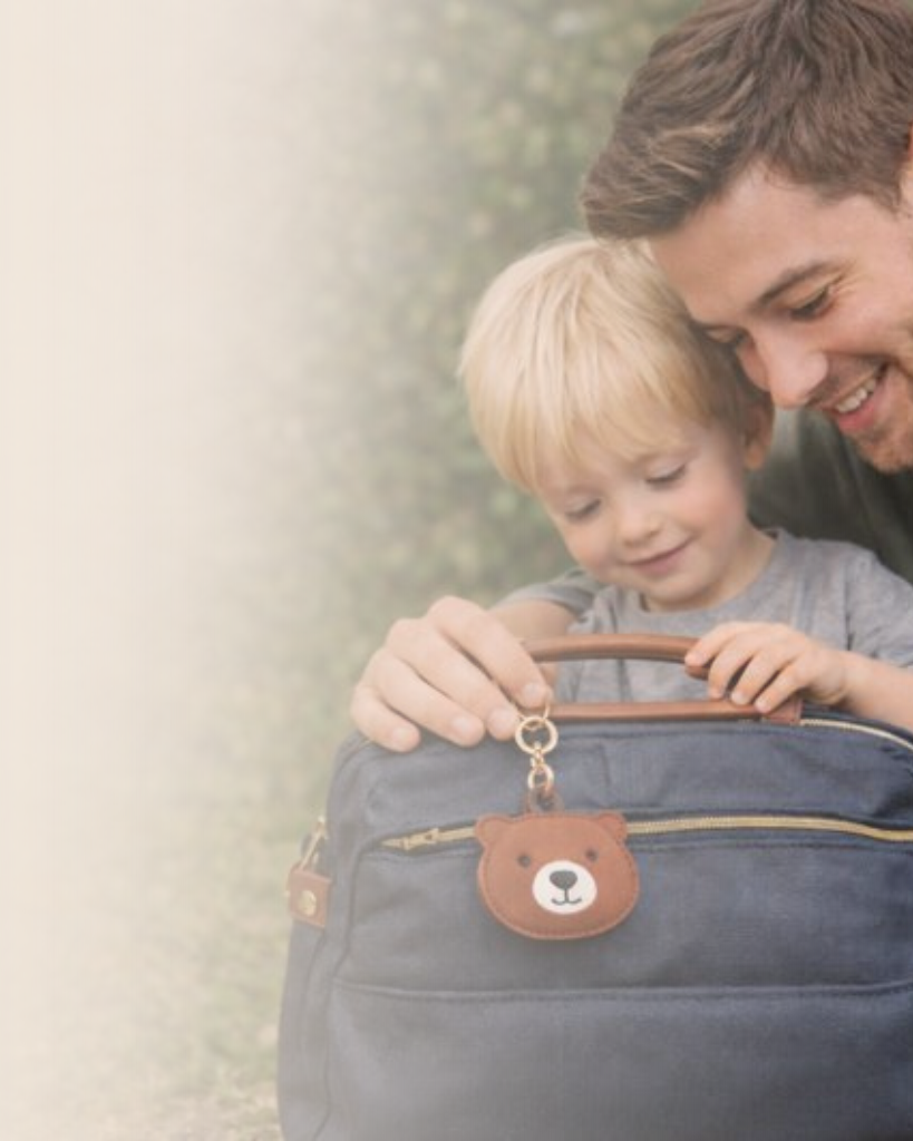 Little Explorer Universal Tracker Charm — Brown Bear — product image 3