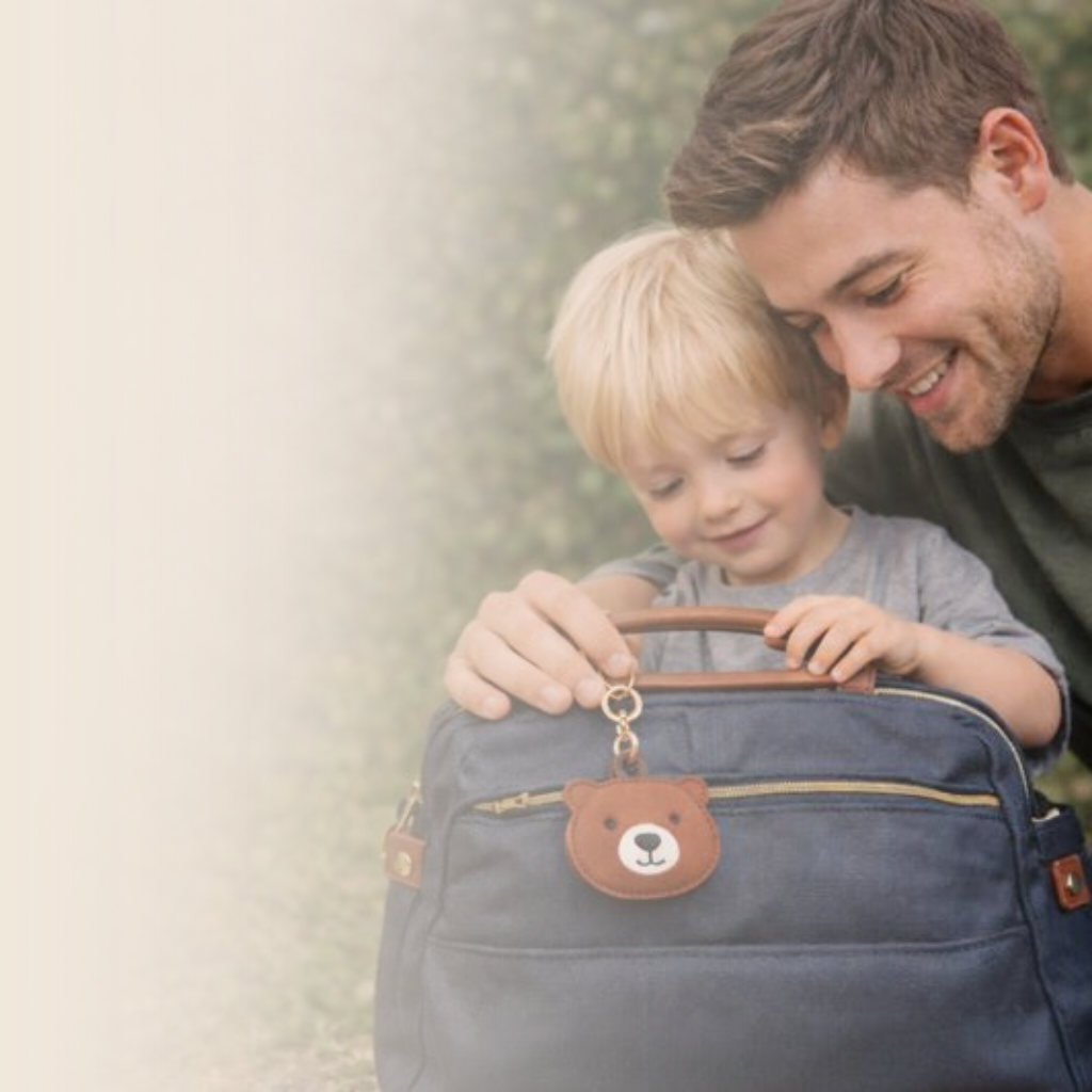 Little Explorer Universal Tracker Charm — Brown Bear — product image 3