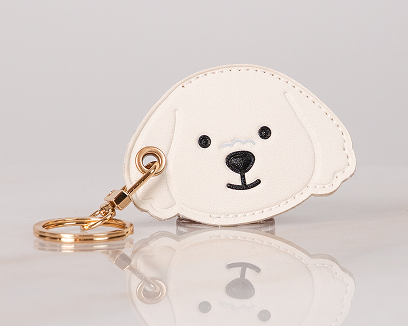 Little Explorer Universal Tracker Charm — White Dog — product image 1