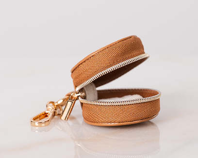 Keep Close Vegan Leather Mini Clip Pouch — Tan — product image 5