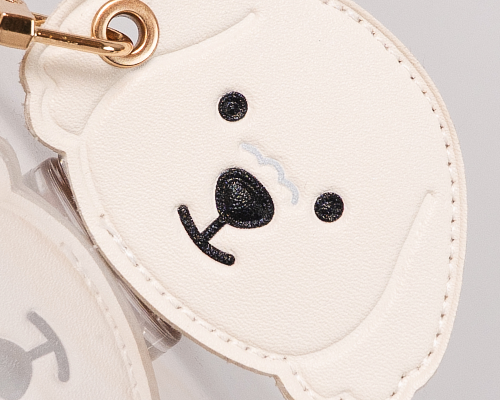 Little Explorer Universal Tracker Charm — White Dog — product image 5