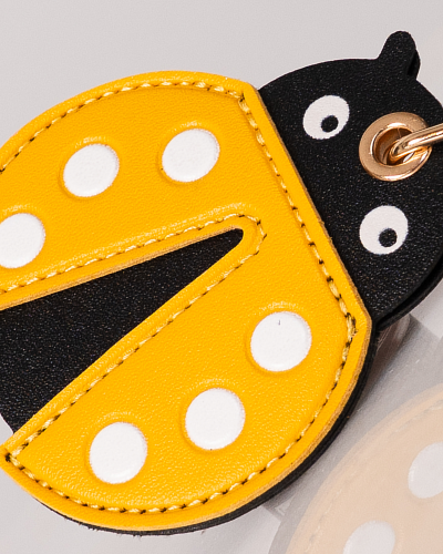 Little Explorer Universal Tracker Charm — Yellow Ladybug — product image 6