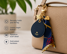 Spirit Animal AirTag Bag Charm — Deep Blue Butterfly — product image 2