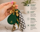Spirit Animal AirTag Bag Charm — Dark Green Panther — product image 3
