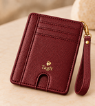 Carry Smart Pebble Leather AirTag Wallet + Wristlet — Burgundy — PDP image 5 — all-groups
