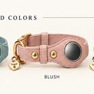 Heirloom AirTag Dog Collar in Blush — all-groups