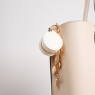 Keep Close Vegan Leather Mini Clip Pouch — White — product image 4