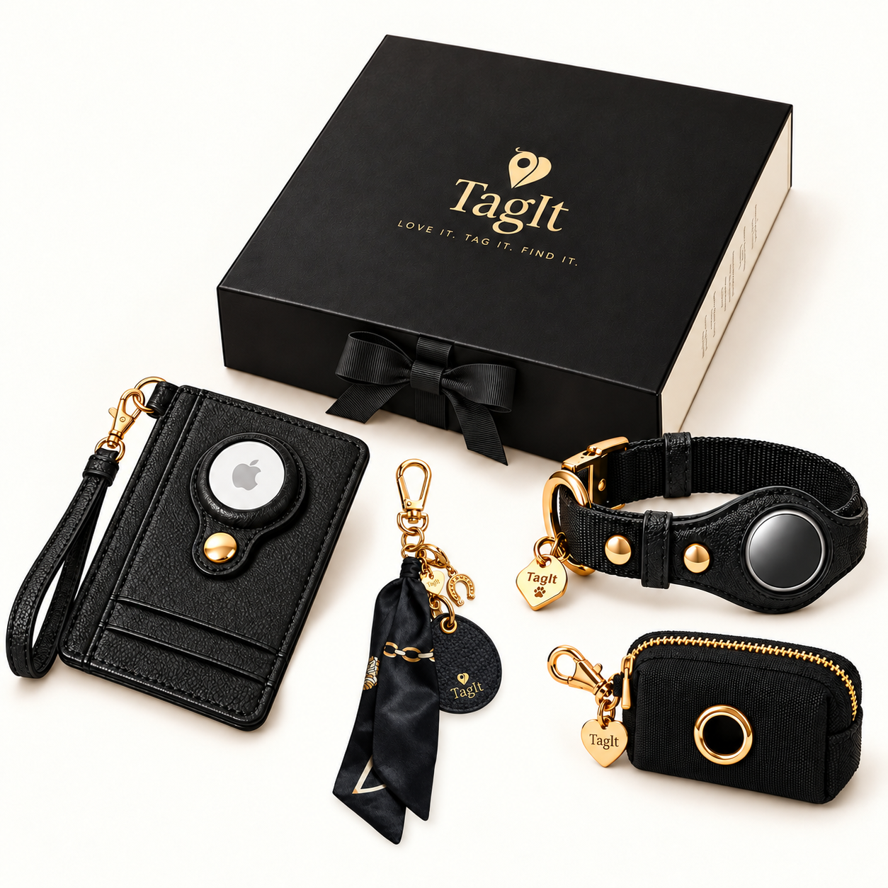 City Companion Gift Set — complete contents with coordinated Keep Close keychain and gift box — all-groups