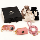 TagIt Companion Pet Set — Blush — ribbon gift box and soft dust bags — all-groups