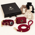 Companion gift set — Burgundy Floral — corrected products, ribbon box and dust bags — all-groups