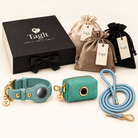 TagIt Companion Pet Set — Seafoam — ribbon gift box and soft dust bags — all-groups