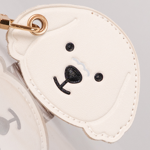 Little Explorer Universal Tracker Charm — White Dog — product image 5